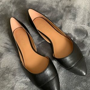Tommy Hilfiger Black Leather Flats NWOT